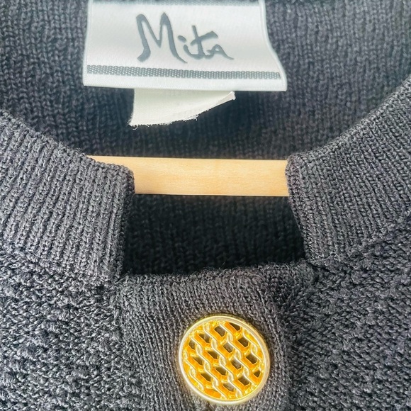 Mita Vintage Black Cardigan RARE - Picture 4 of 8